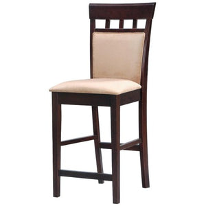 Mix & Match 24" Upholstered Panel Back Bar Stool with Fabric Seat-COA 100219