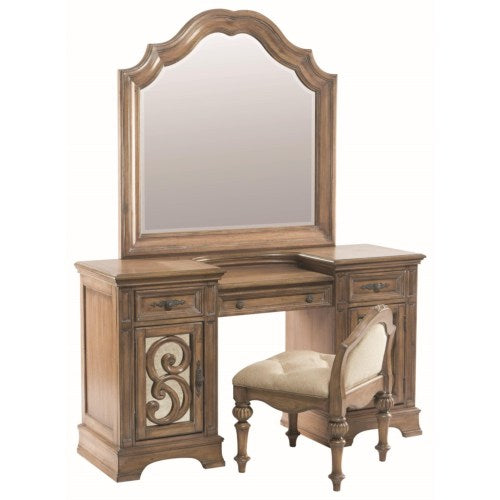 Ilana Vanity Desk with Three Drawers