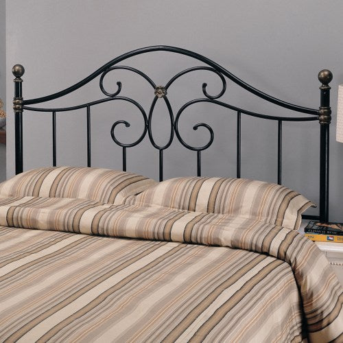 Full/Queen Black Metal Headboard 300182-COA