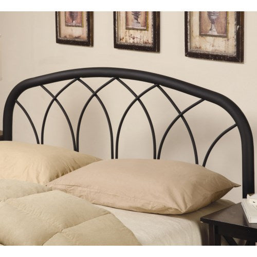 Full/Queen Black Metal Headboard 300184-COA
