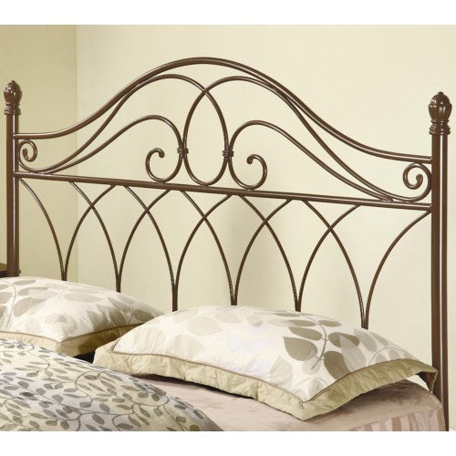 Full/Queen Brown Metal Headboard 300186-COA