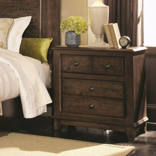 Laughton Casual 2 Drawer Nightstand