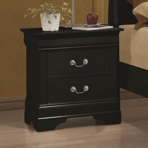 Louis Philippe 2 Drawer Night Stand