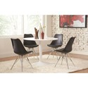 Lowry Contemporary Round Dining Table ONLY-COA 105261