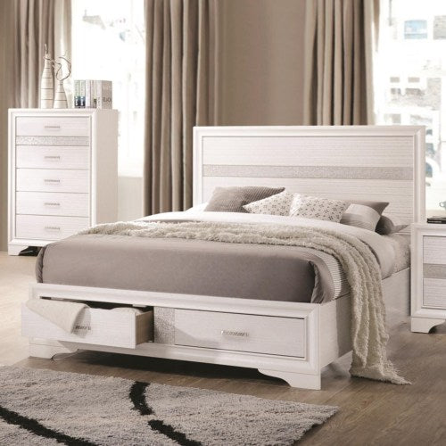 Miranda 4 pcs Queen Storage Bedroom Set-COA 205111Q-S4