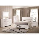 4pcs queen bedroom set/224731Q-S4-COA