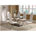 Dining Chair with Chrome Legs 100515-COA