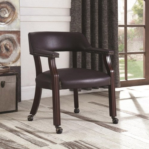 Office Chairs Traditional Office Chair with Nailhead Trim