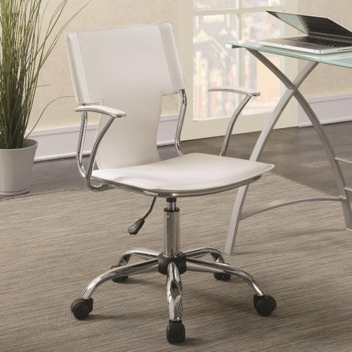 Office Chairs Contemporary Office Chair with Upholstered Seat-COA