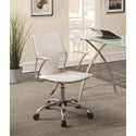Office Chairs Contemporary Office Chair with Upholstered Seat-COA