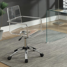 Load image into Gallery viewer, Office Chairs Acrylic Office Chair with Steel Base-COA