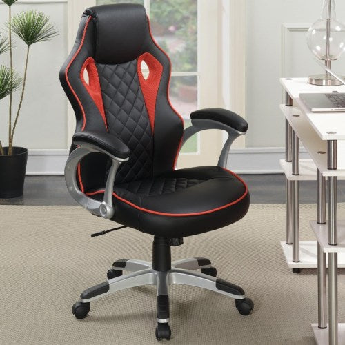 Office Chairs Computer Chair with Red Accents-COA