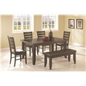 Load image into Gallery viewer, Page Contemporary Rectangular Semi-Formal Dining Table 6 PK-COA