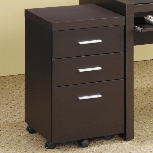 Skylar File Cabinet with 3 Drawers-COA