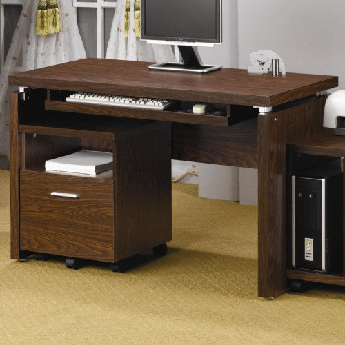 Peel Computer Desk with Keyboard Tray-COA 800831