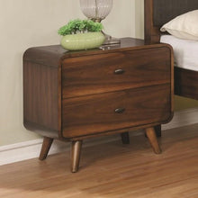 Load image into Gallery viewer, Robyn Mid-Century Modern 1 Drawer Nightstand-COA
