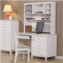 Selena Computer Desk with Drawer Storage-COA