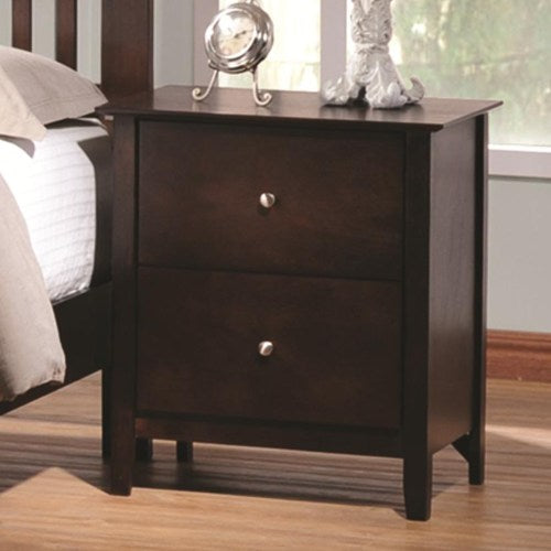 Tia Casual 2 Drawer Night Stand