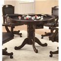 Turk 3-in-1 Round Pedestal Game Table-COA 100871