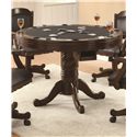Turk 3-in-1 Round Pedestal Game Table-COA 100871