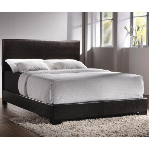Queen Upholstered Low-Profile Bed 300261Q-COA