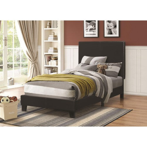 Upholstered Low-Profile Twin Bed 300559-COA