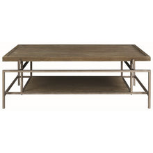 Load image into Gallery viewer, 72143 Contemporary Coffee Table with Metal Frame