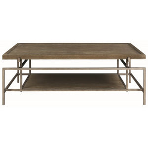 72143 Contemporary Coffee Table with Metal Frame