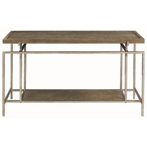 72143 Contemporary Sofa Table with Geometric Frame