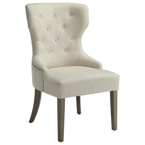 Florence Upholstered Dining Chair with Tufted Back-COA 104507