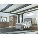 Florence Framed Mirror with Column Design