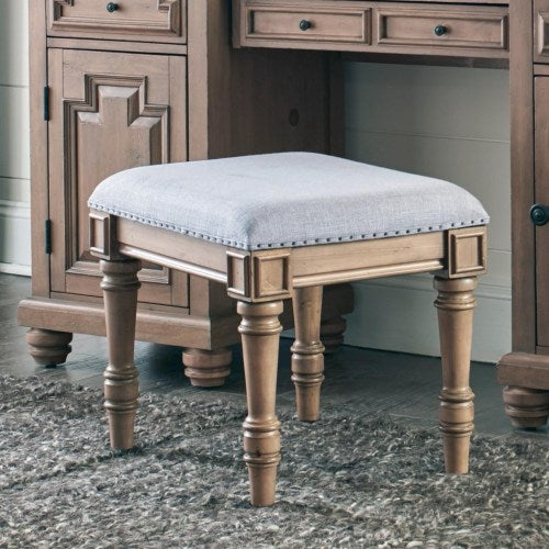 Florence Vanity Bench with Nailhead Trim
