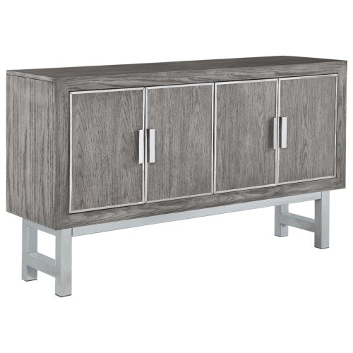 Home Accents Modern Accent Cabinet with Four Doors