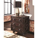 Home Accents Accent Cabinet with Rough-Sawn Finish