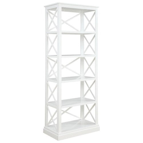 Johansson White Bookcase 8001383-COA