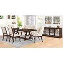 Glen Cove Antique Java Arm Chair 110313-COA
