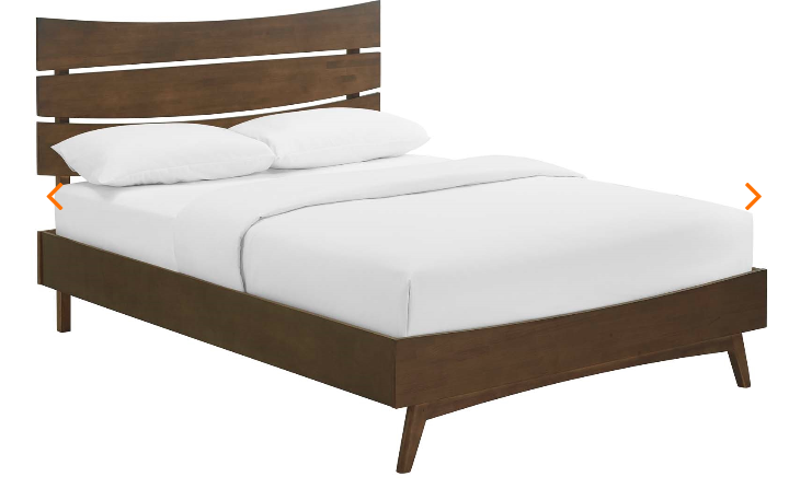 QUEEN BED FRAME MOD-5833-WAL