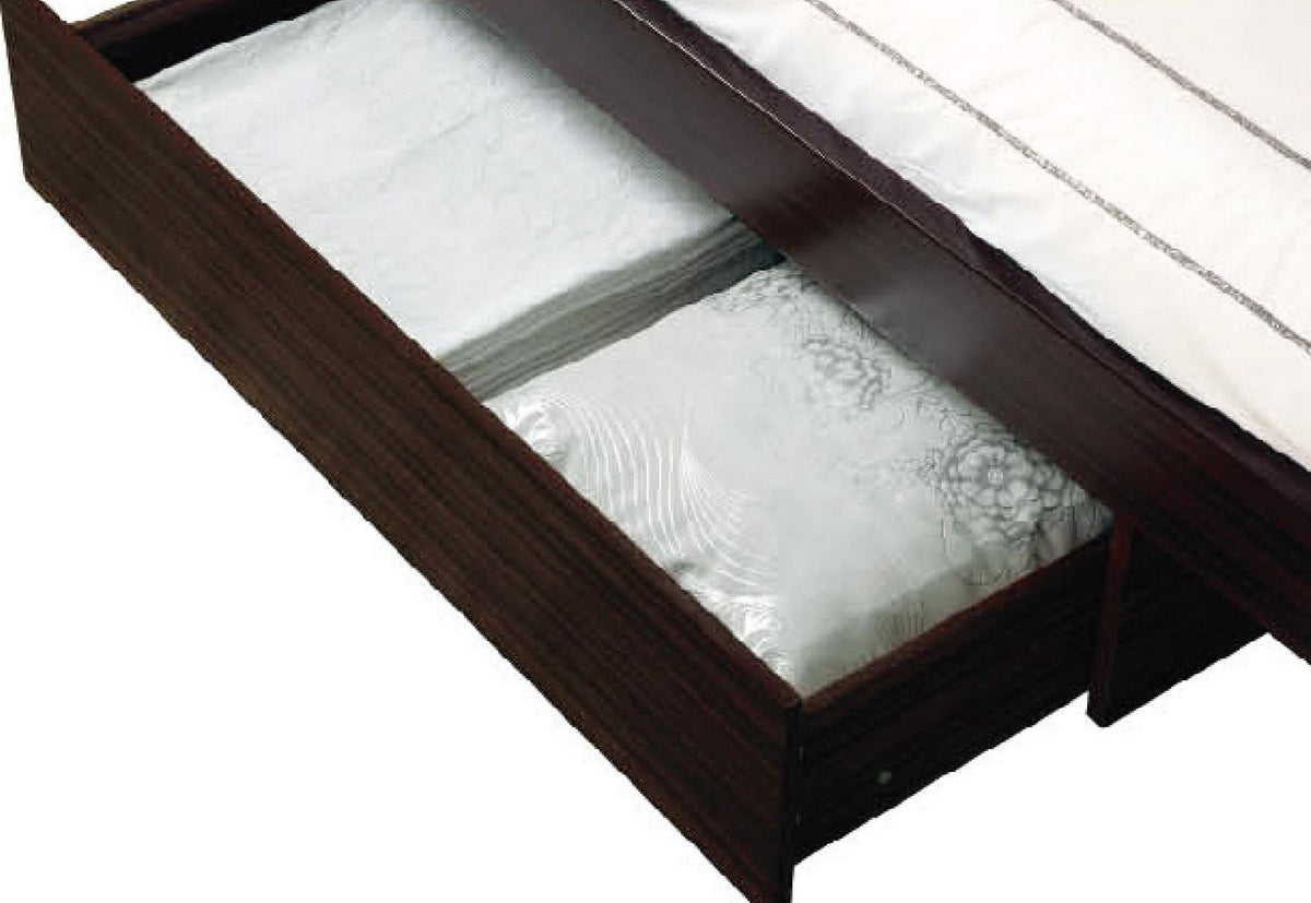 4PCS QUEEN WENGE BEDROOM SET #WYNN GU