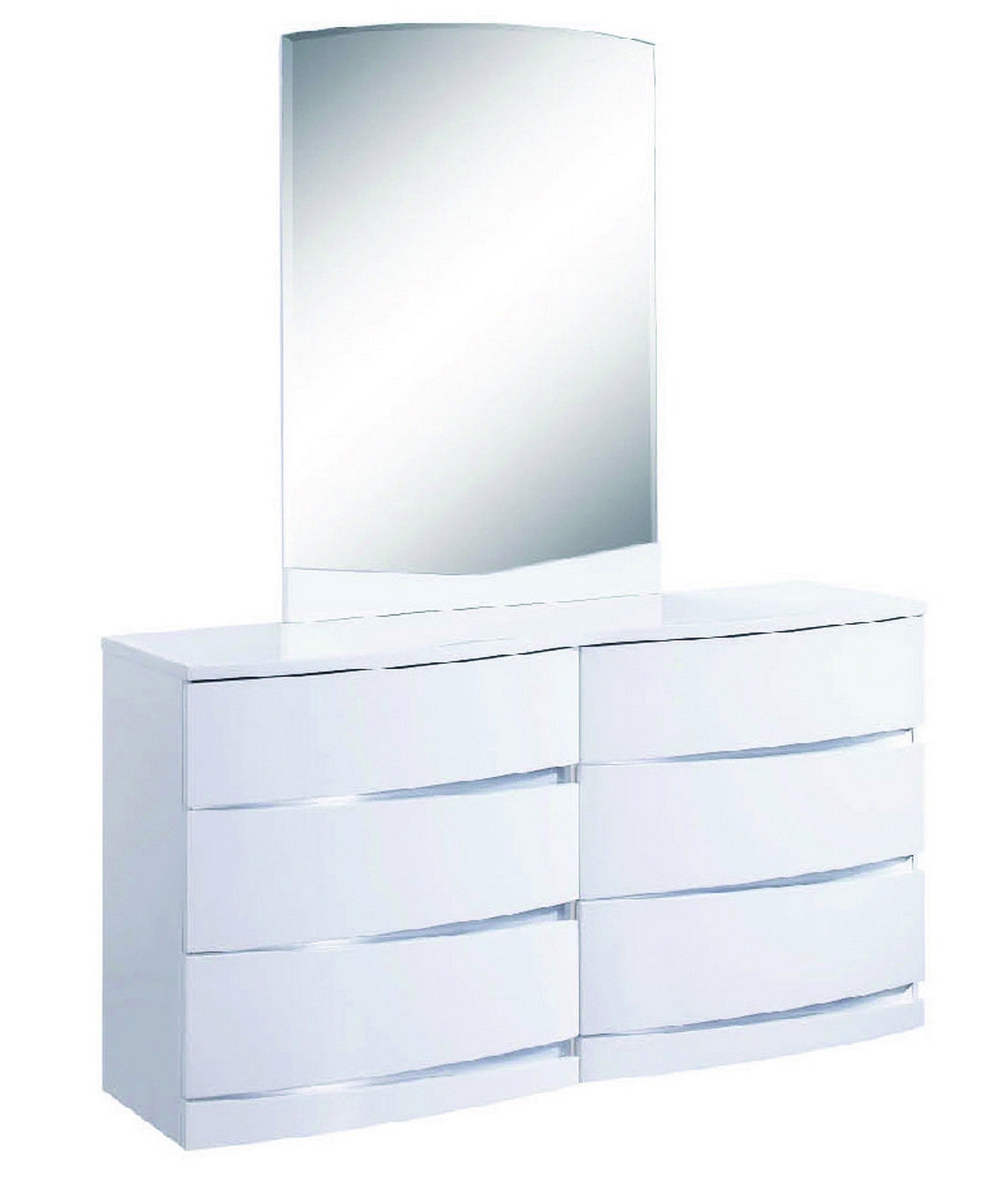 4PCS QUEEN WHITE BEDROOM SET #WYNN GU